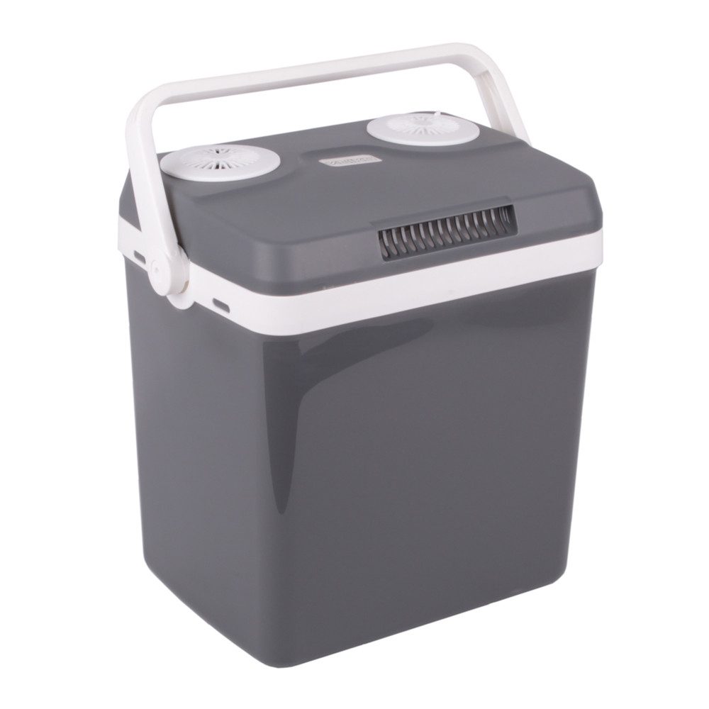 Vaiko Elektrische Kühlbox Elektrisch Mini Kühlschrank für KFZ Auto Camping, 32 l, leicht und mobil, mit ECO-Modus, 12 & 230 V Anschluss kühlt und wärmt