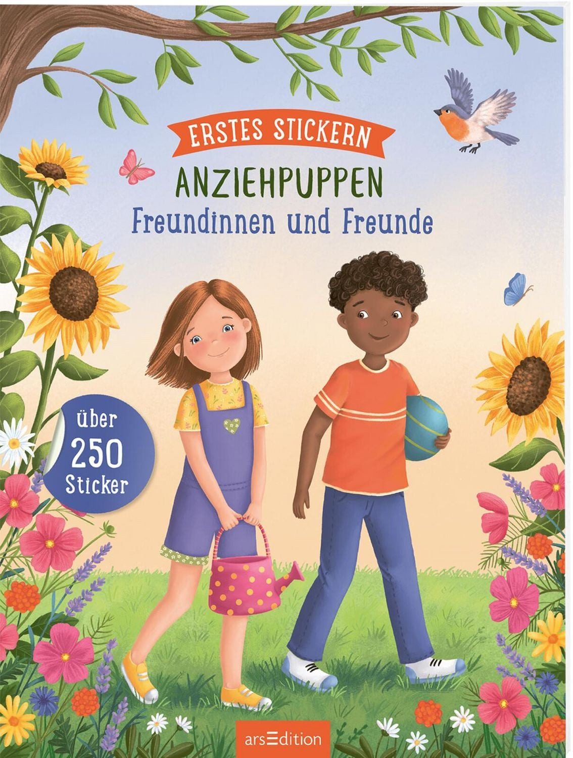 Erstes Stickern Anziehpuppen – Freundinnen und Freunde / diverse