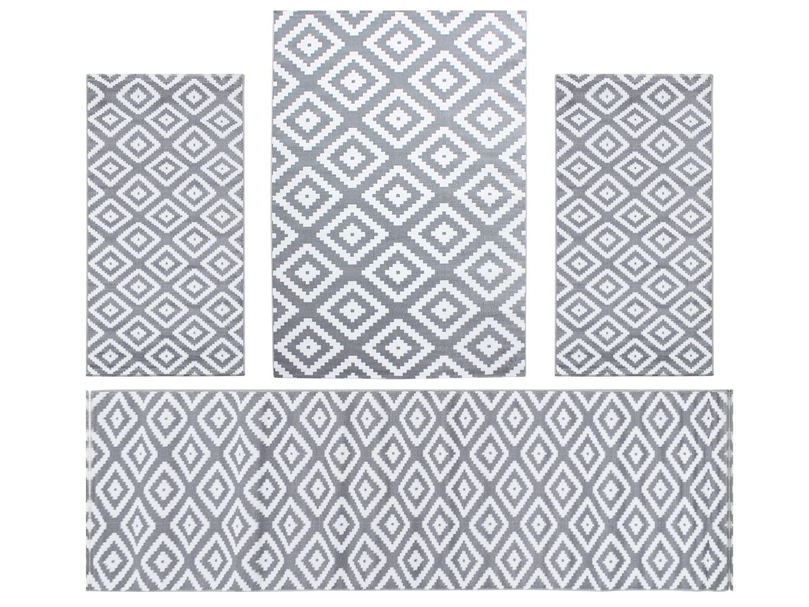 Kurzflor-Bettumrandung Unicolor - Einfarbig