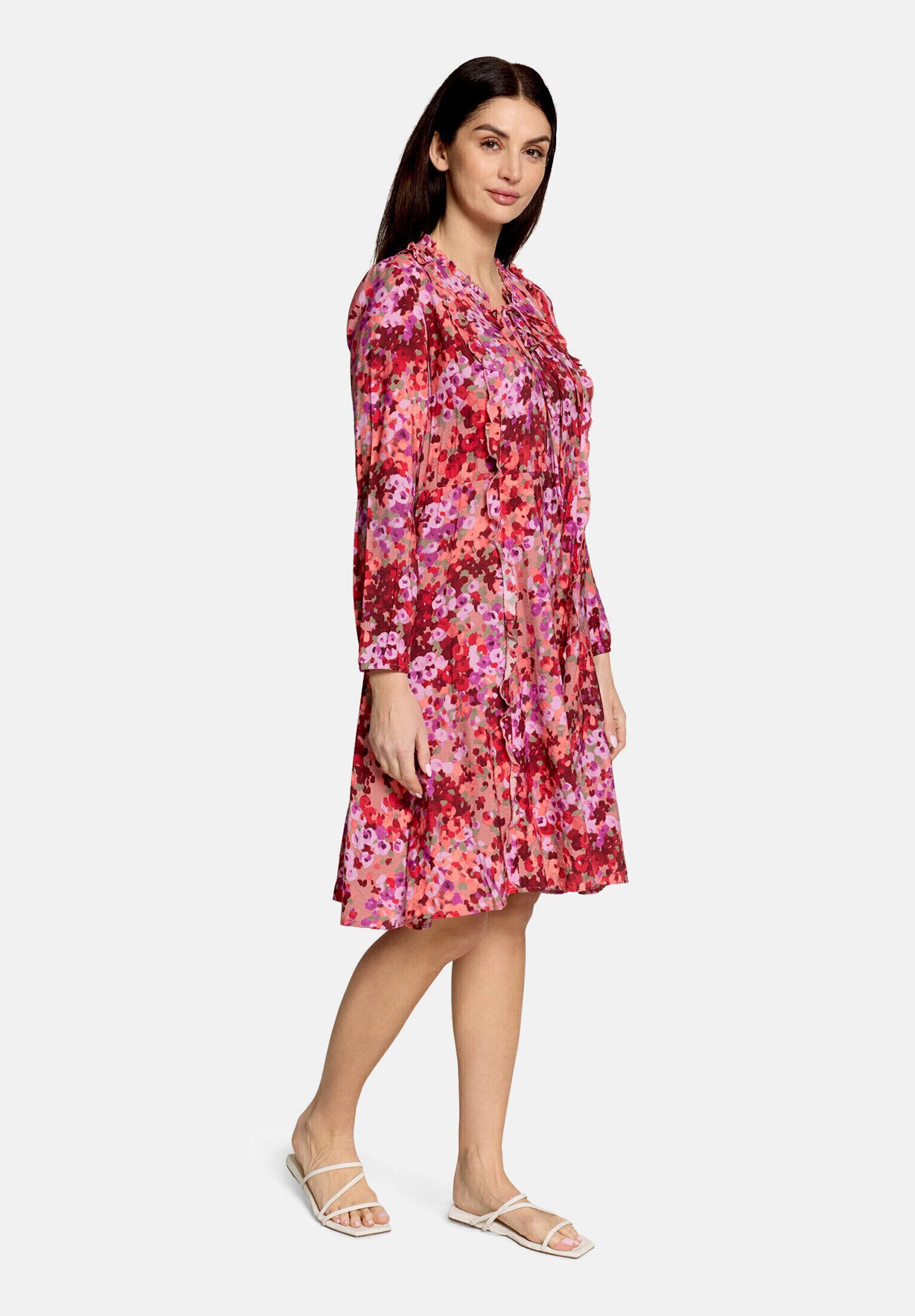 Cartoon Volantkleid Damen mit Rüschen