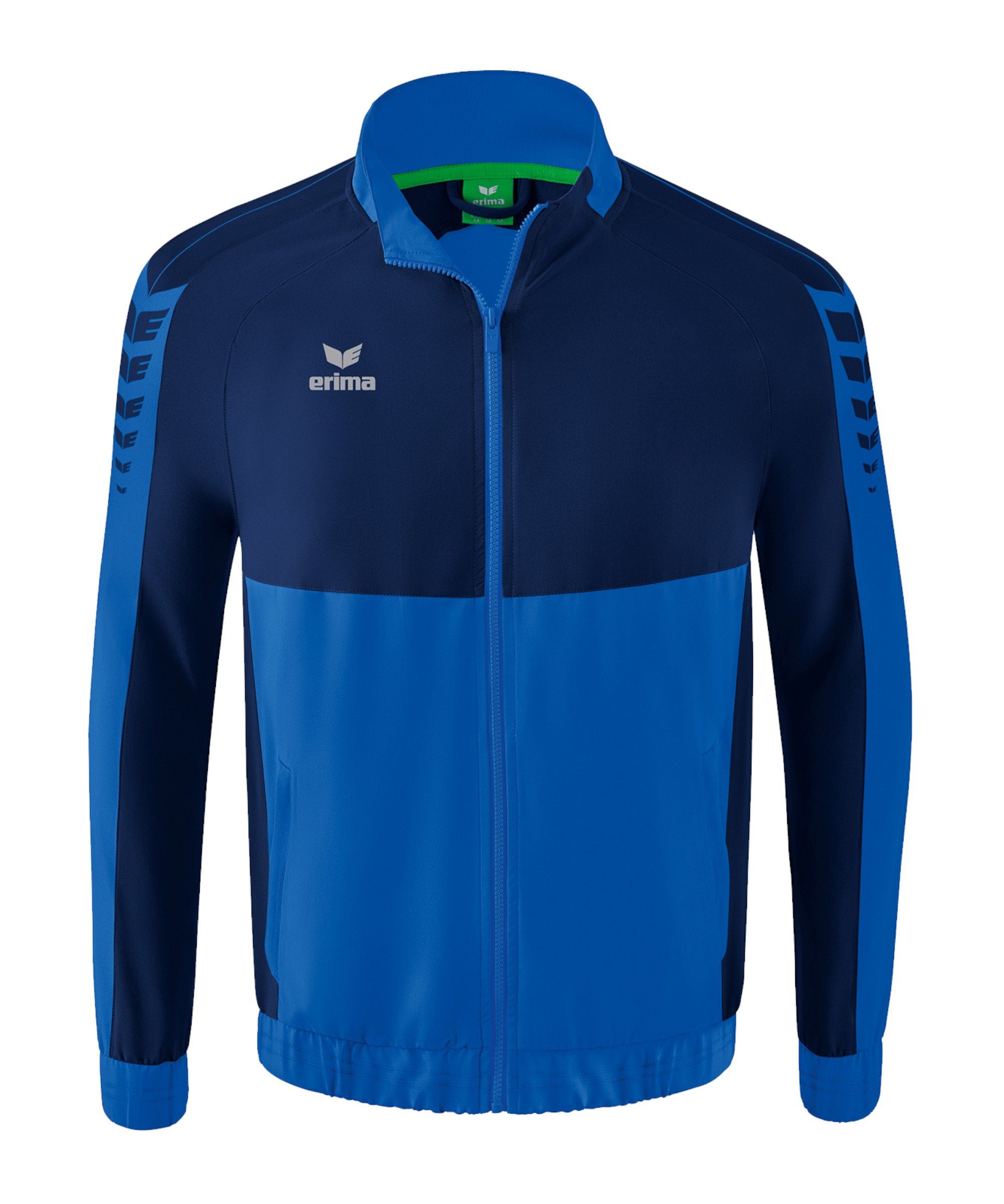 Erima Sweatjacke Six Wings Präsentationsjacke blaublau