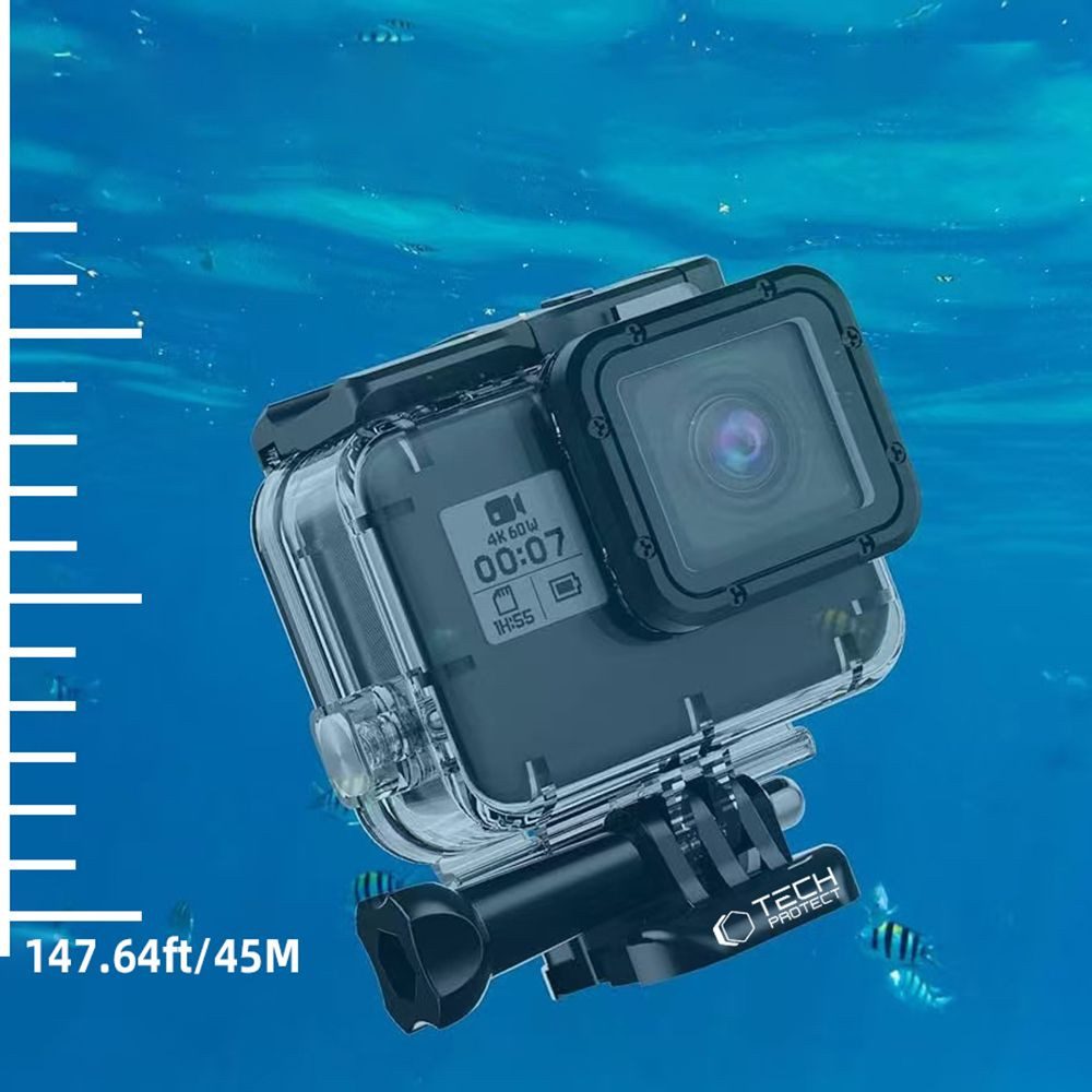 TECH PROTECT Kamerahalterung Tech-Protect GA200 Unterwassergehäuse GoPro Hero 9–12