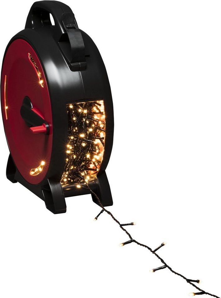 KONSTSMIDE LED-Lichterkette Weihnachtsdeko aussen, 800 warm weiße Dioden