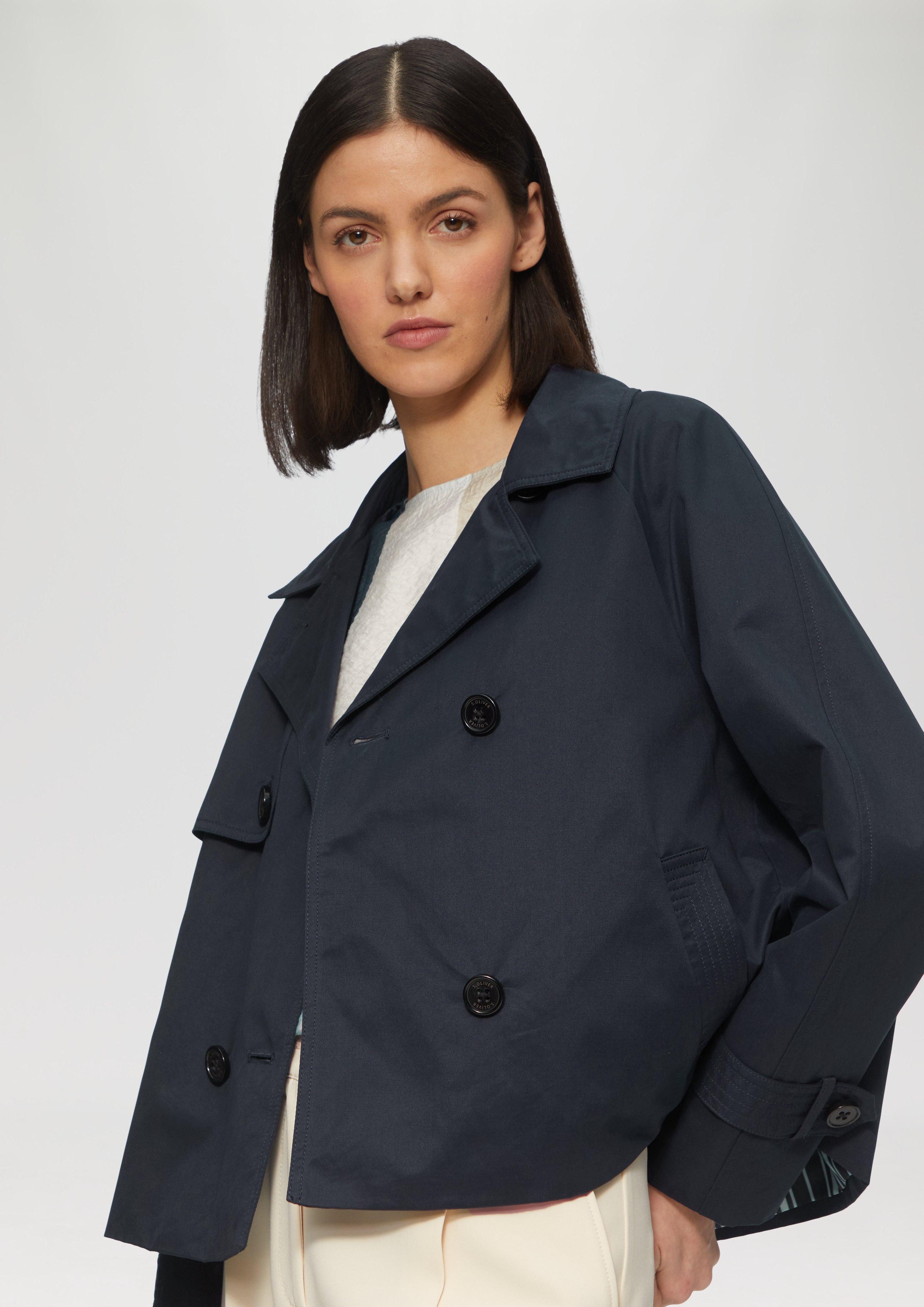 s.Oliver Funktionsjacke Blouson mit Raffungsdetails im günstig online kaufen