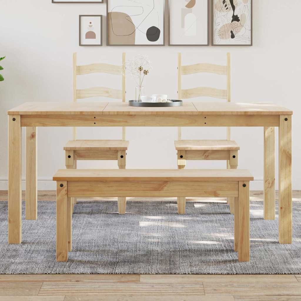 vidaXL Esstisch Esstisch PANAMA 160x80x75 cm Massivholz Kiefer (1-St)