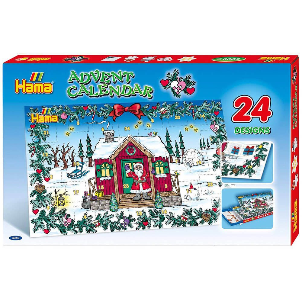 Hama Perlen Bügelperlen Hama Geschenkpackung Adventskalender Midi-Bügelperlen