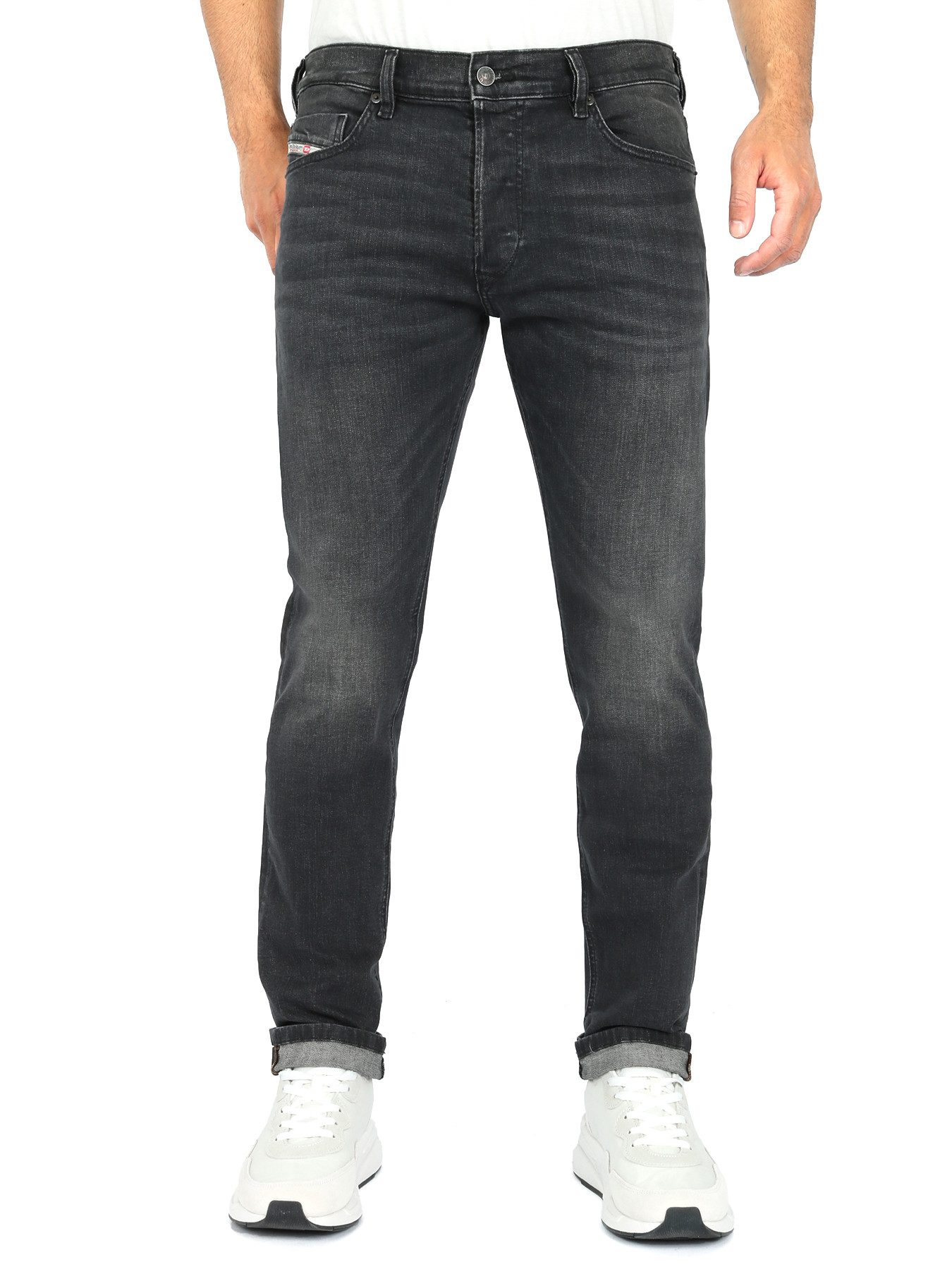 Diesel Slim-fit-Jeans Tapered Stretch Röhrenjeans - günstig online kaufen