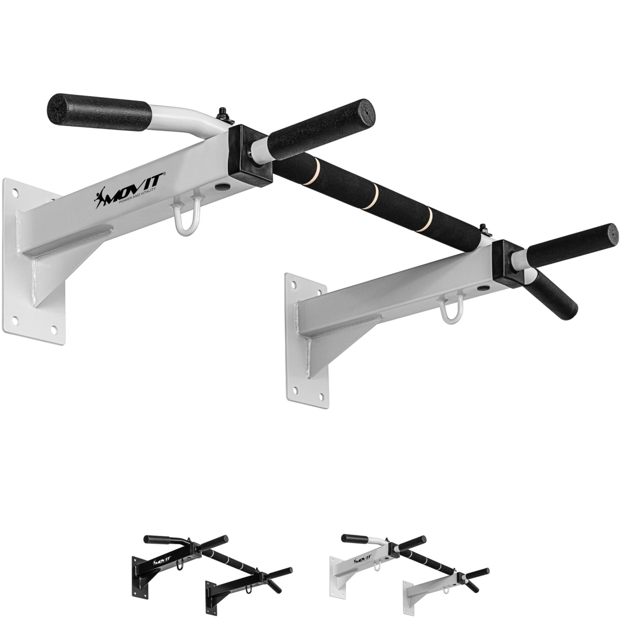 MOVIT Klimmzugstange Profi Klimmzugstange zur Wandmontage (Schwunghantel, Trainingsgewicht)