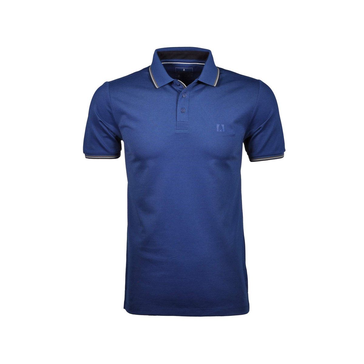 RAGMAN Poloshirt blau regular (1-tlg)