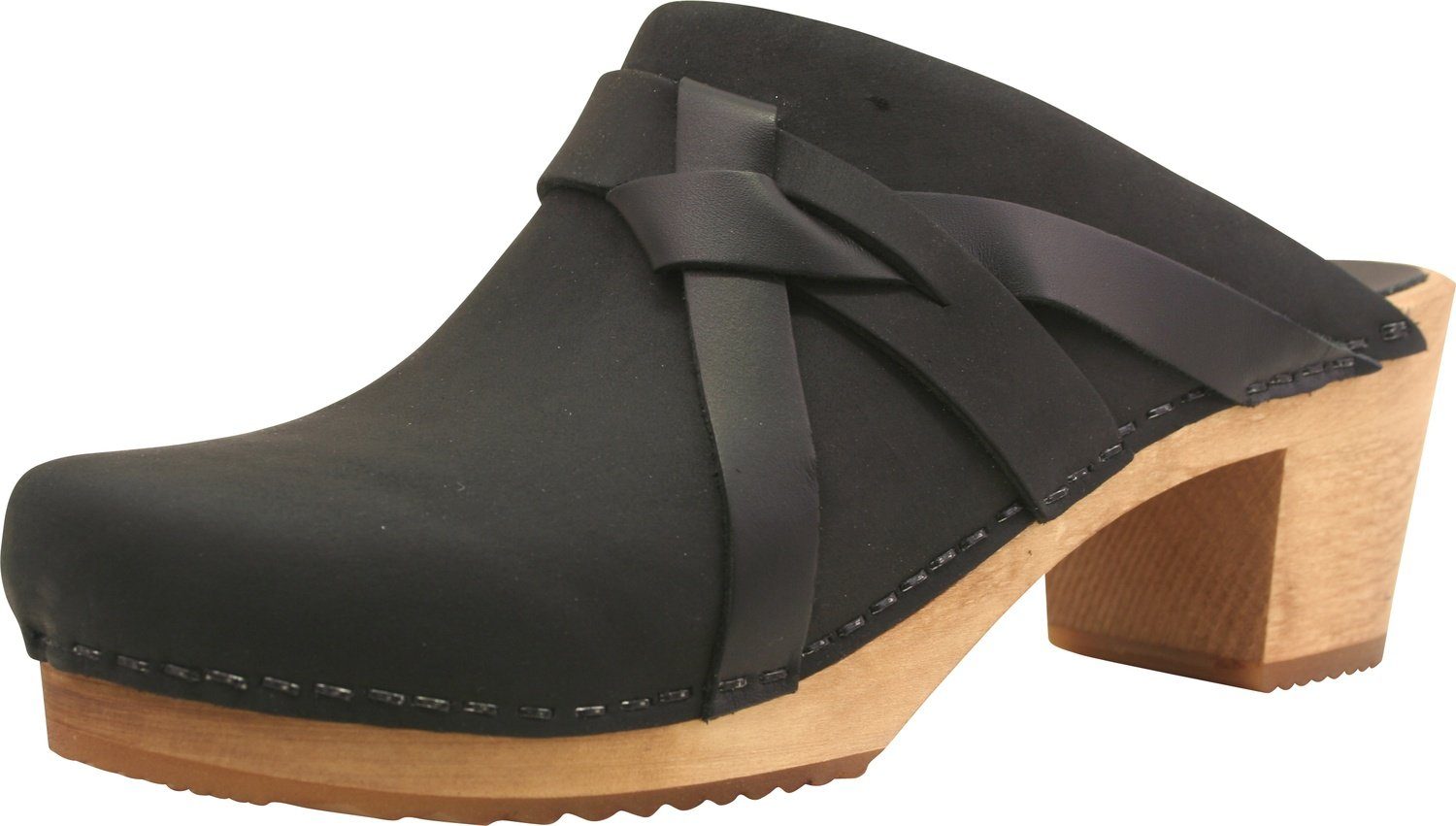 Sanita Wood-Manuella Square Open Clog günstig online kaufen