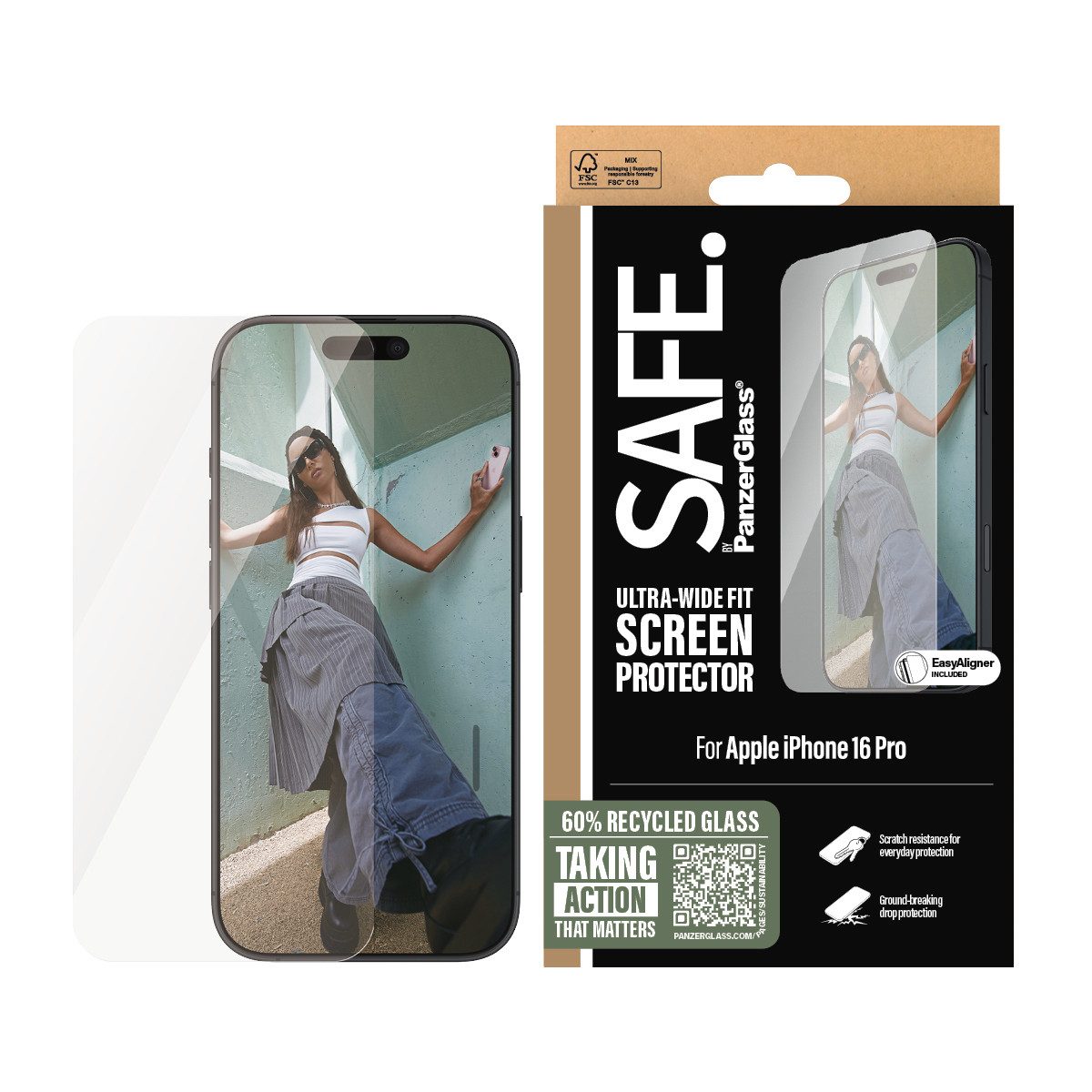 Displayschutzglas Ultra-Wide Fit Screen Protection