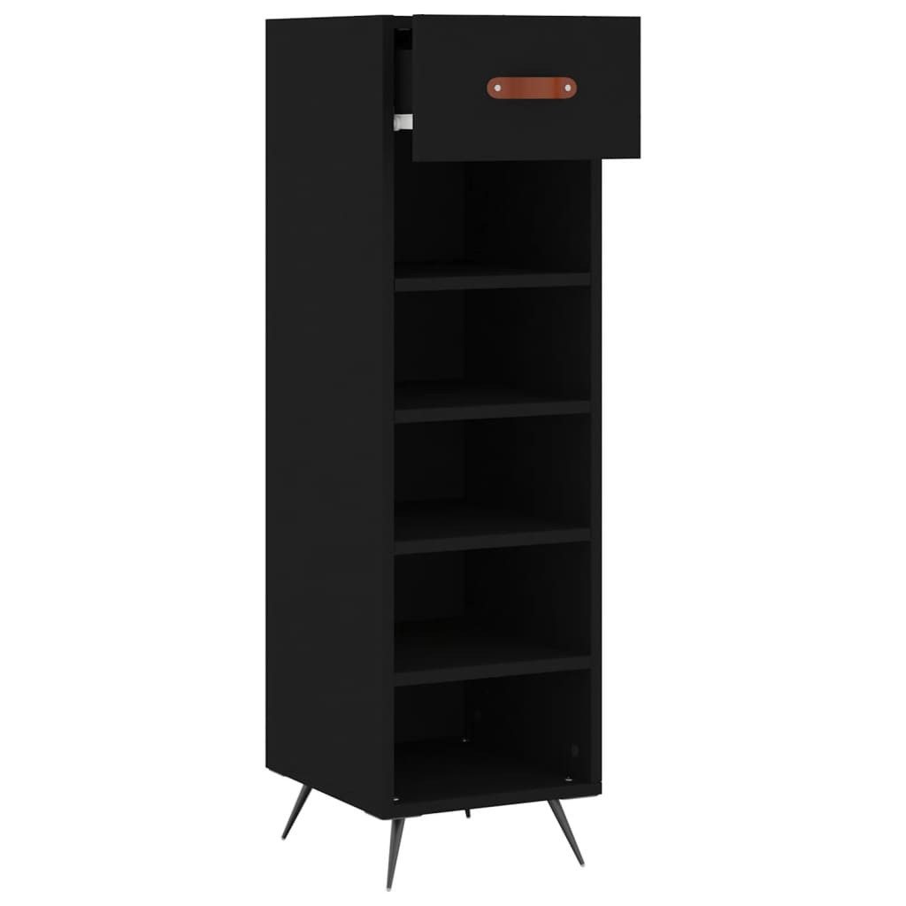 vidaXL Schuhschrank Schuhschrank Schwarz 30x35x105 cm günstig online kaufen