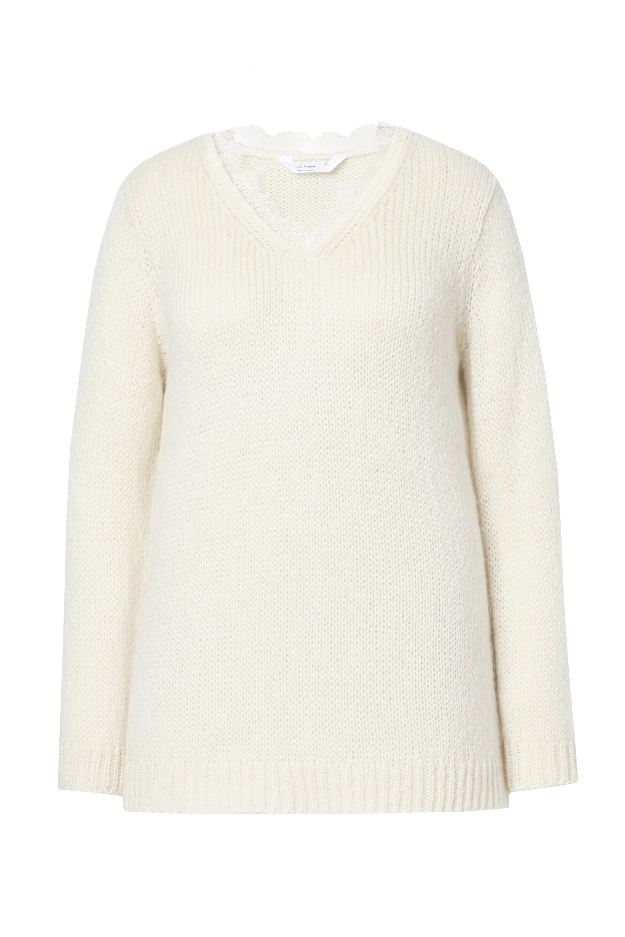 MIAMODA Strickpullover Pullover Classic Fit Grobstrick günstig online kaufen