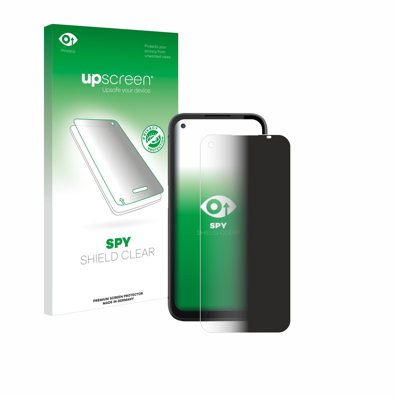 upscreen Displayschutzfolie Sichtschutzfolie für Gigaset GX6, Anti-Spy Privacy Sichtschutz Blickschutzfolie Blaulicht-Schutz