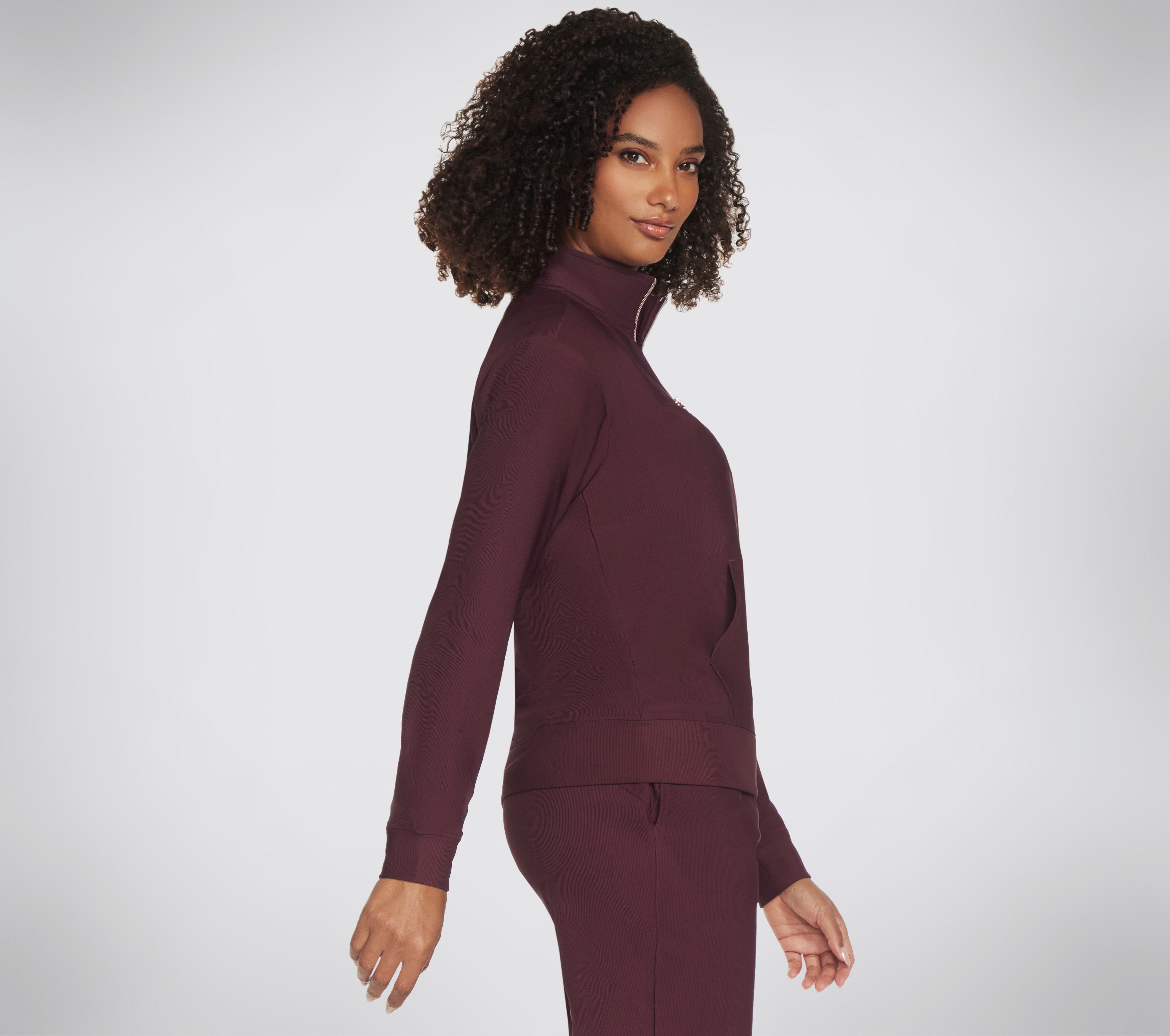 Skechers Rollkragenpullover GOLUXE RIB 1/4 ZIP günstig online kaufen