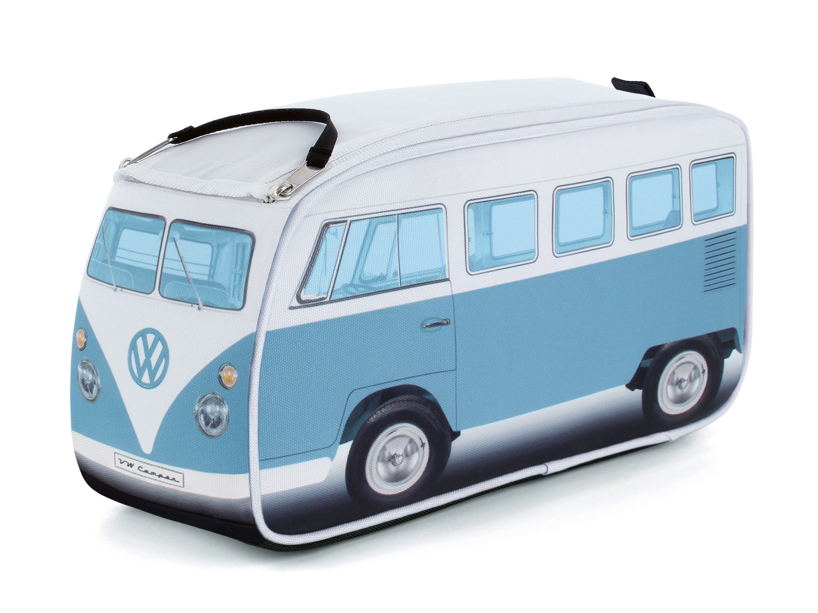 VW Collection by BRISA Kulturbeutel Volkswagen Kulturtasche, Kosmetiktasche aus D600 Polyester (1-tlg., 1 Stück), aus robustem D600 Polyester