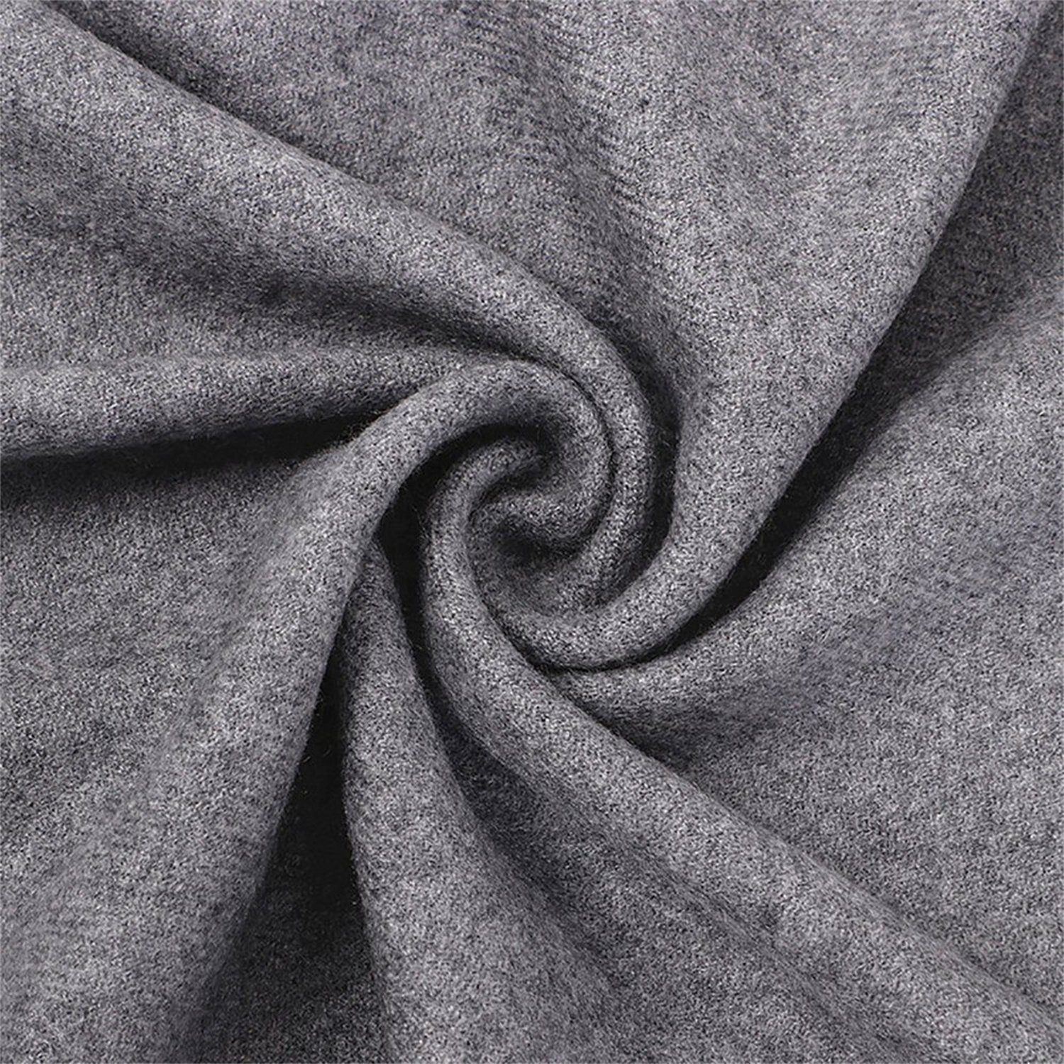 Damen, und Modetuch, Halstuch, Modisch Casual Schal autolock Strickschal grau für Halstuch