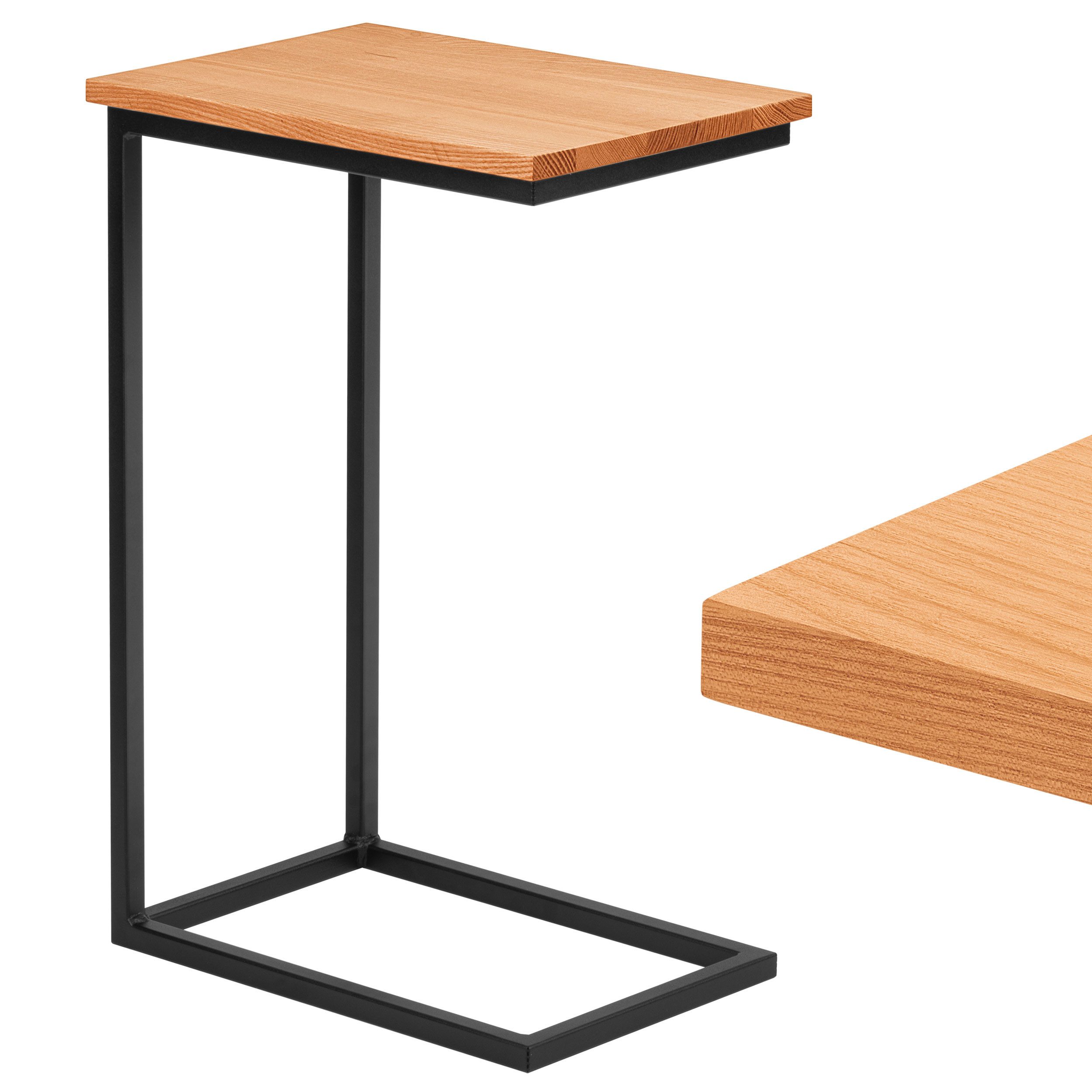 LAMO Manufaktur Beistelltisch Massivholztischplatte Laptoptisch Sofatisch ( günstig online kaufen