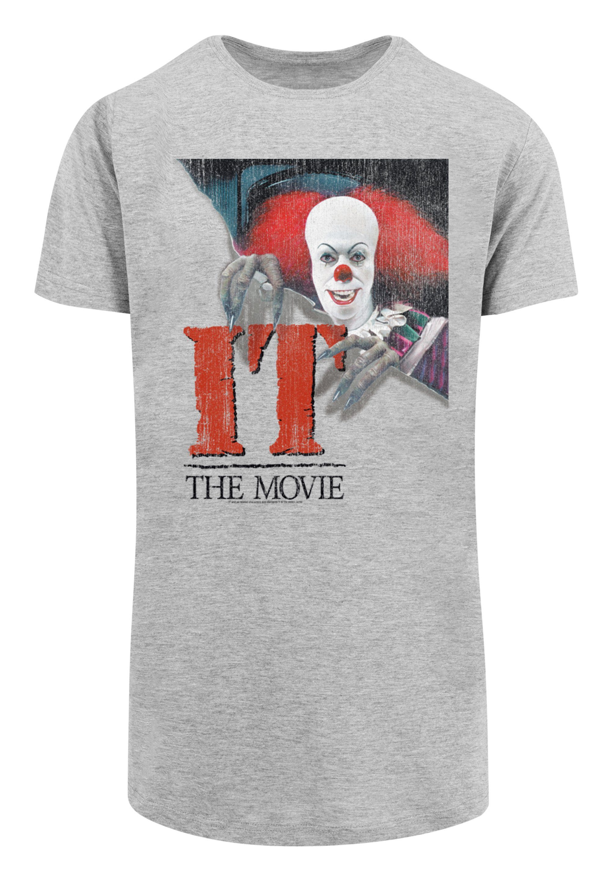 Herren Shirts F4NT4STIC T-Shirt Long Cut T-Shirt IT Film ES Stephen King Distressed Poster