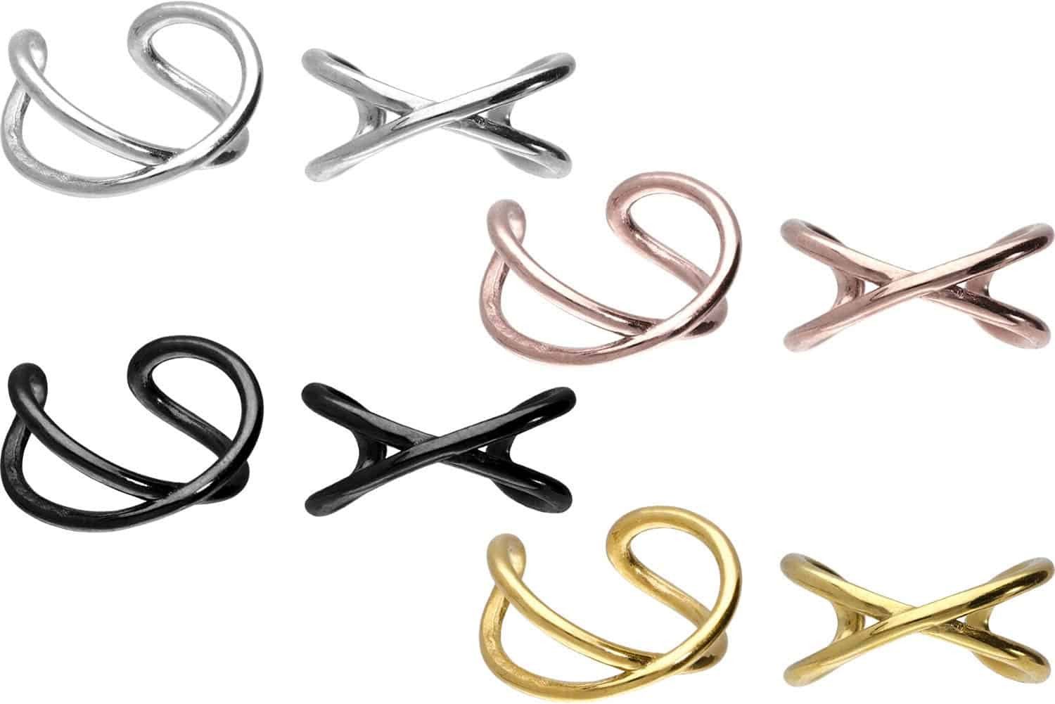 PIERCINGLINE Fake-Ear-Plug Chirurgenstahl Fake Ohrring 2 günstig online kaufen