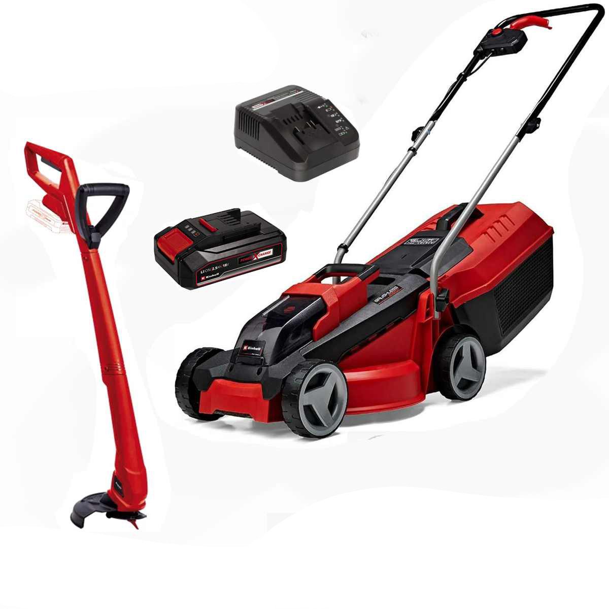 Einhell Akkurasenmäher Einhell City Rasenmäher GE-CM 18/30 Rasentrimmer-18V Akku 2.5 Ah