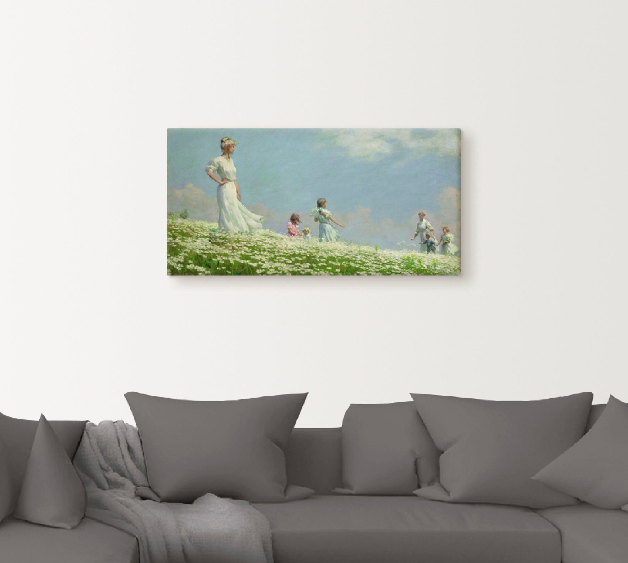 Artland Wandbild Sommer. 1906, Gruppen & Familien (1 St), als Leinwandbild, Poster in verschied. Größen