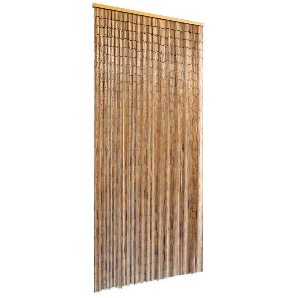 vidaXL Insektenschutz-Vorhang Türvorhang Bambus 90x200 cm