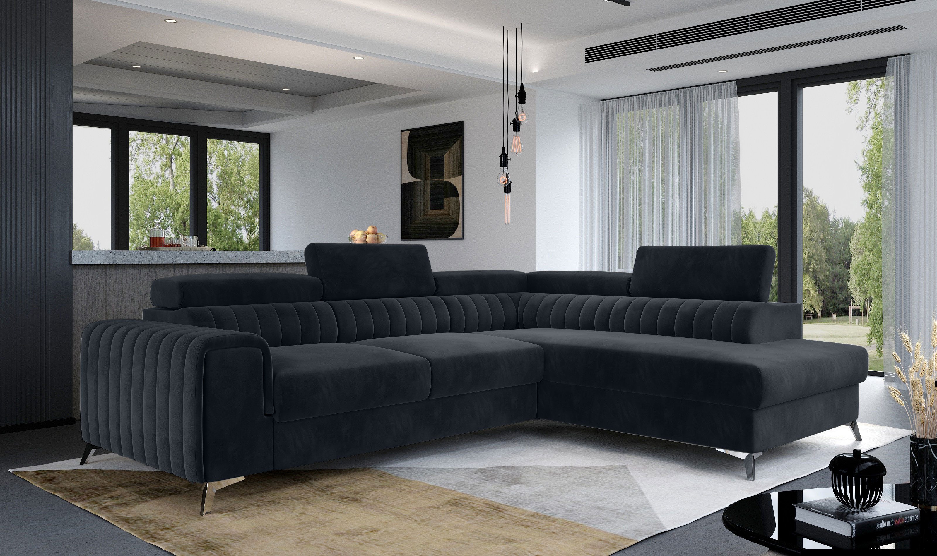 MOEBLO Ecksofa OLIVIER, mit Schlaffunktion und günstig online kaufen