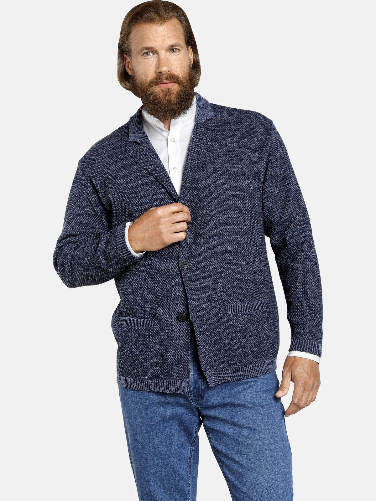 Jan Vanderstorm Cardigan ASGER in leichtem günstig online kaufen