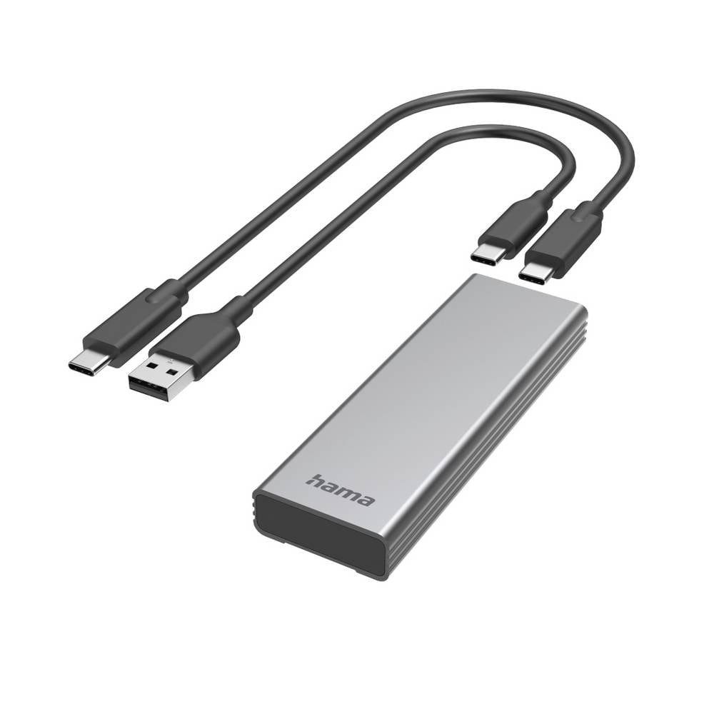 Hama Festplatten-Gehäuse 00200764 Externes Gehäuse für M.2 PCIe NVMe SSD