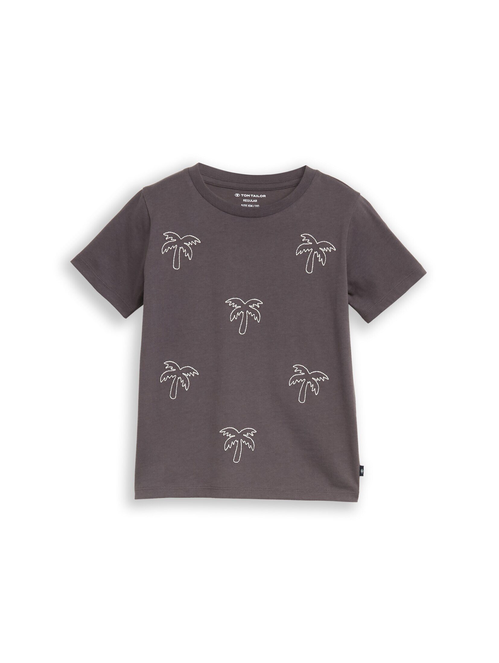 TOM TAILOR T-Shirt T-Shirt T-Shirt mit Stickerei