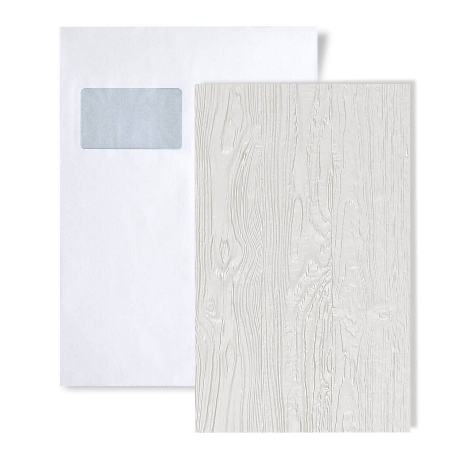 Wallface Wandpaneel 1 MUSTERSTÜCK S-24950 DIN A5 Wandpaneel MUSTER DAKOTA Snow, BxL: 15x20 cm, (1 MUSTERSTÜCK, Produktmuster, Muster des Wandpaneels) weiß