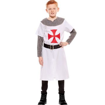 Fyasa Kostüm Weißer Ritter Kreuzritter Richaard für Kinder