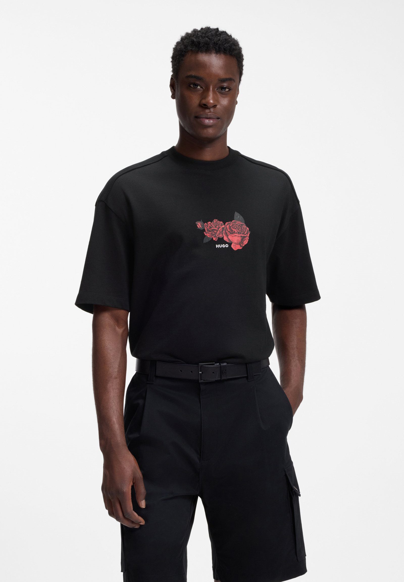 HUGO T-Shirt Domans (1-tlg)