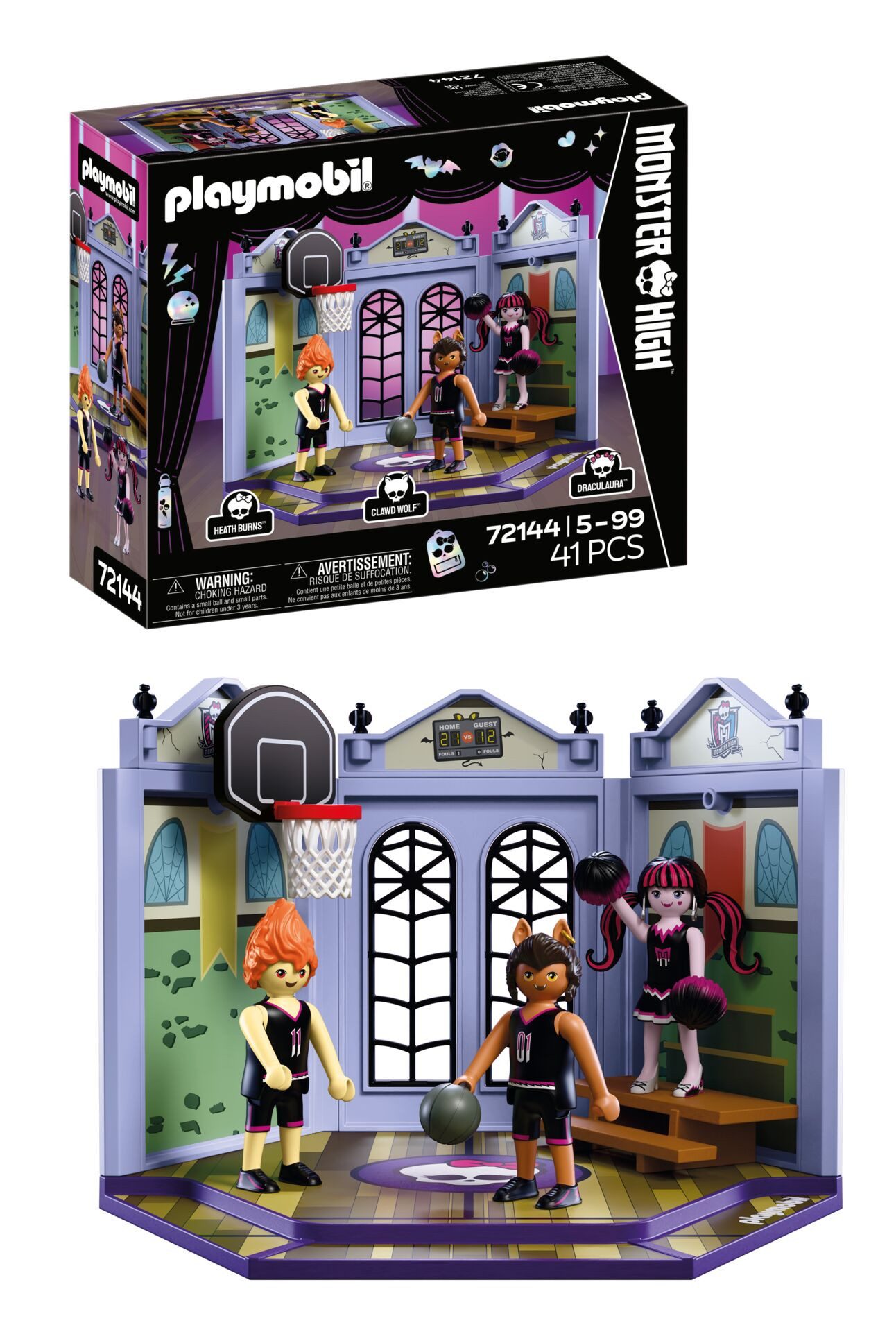 Playmobil® High SporthalleTM (72144), Monster High™ Konstruktions-Spielset, Made in Europe