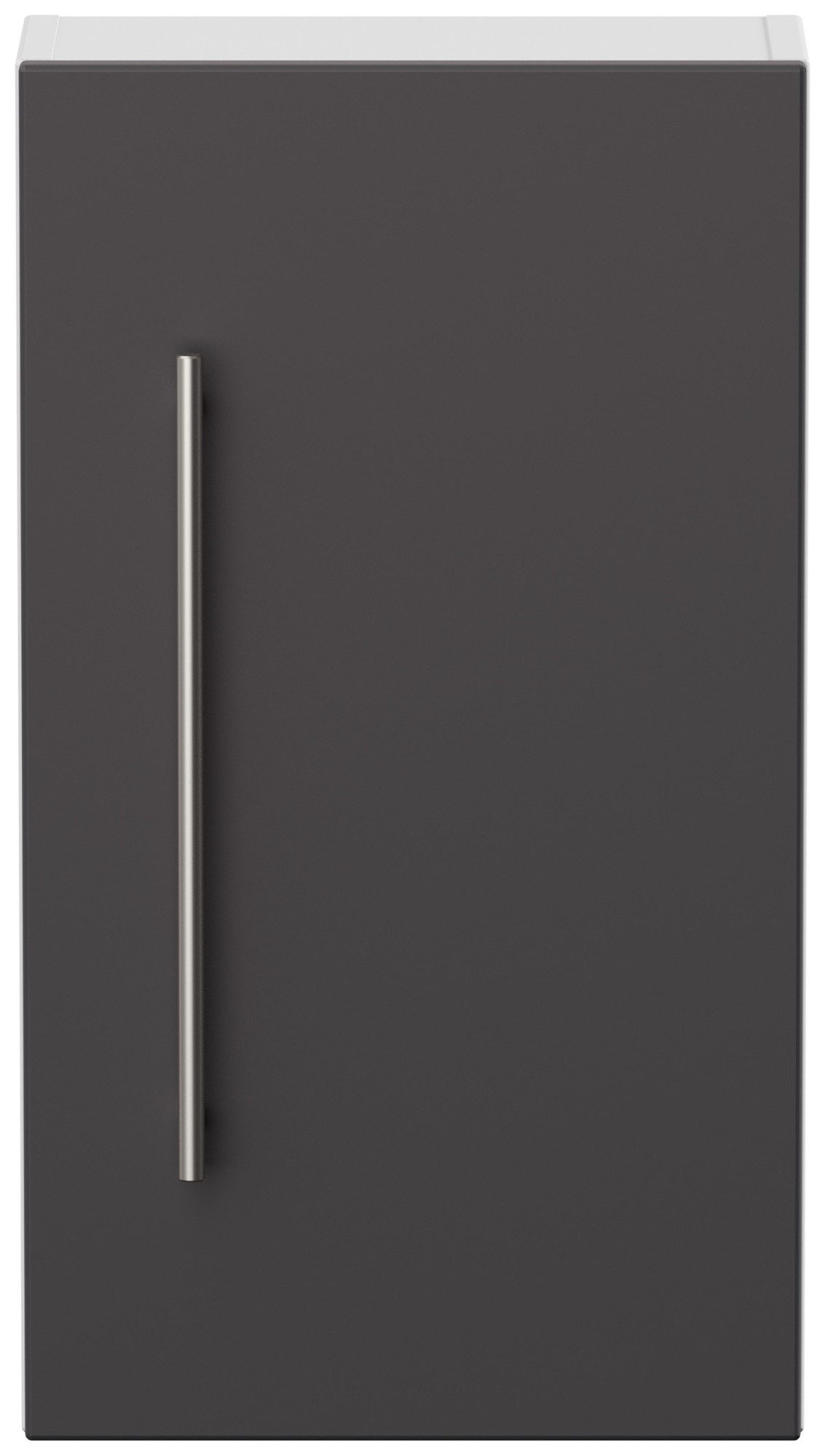 Magnolia Home Hängeschrank Hängeschrank 62 cm weiss matt/anthrazit m. Soft-Close Tür