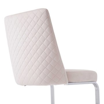 BlingBin Esszimmerstuhl Lounge-Sessel (2 St), Diamant-Rücken-Design