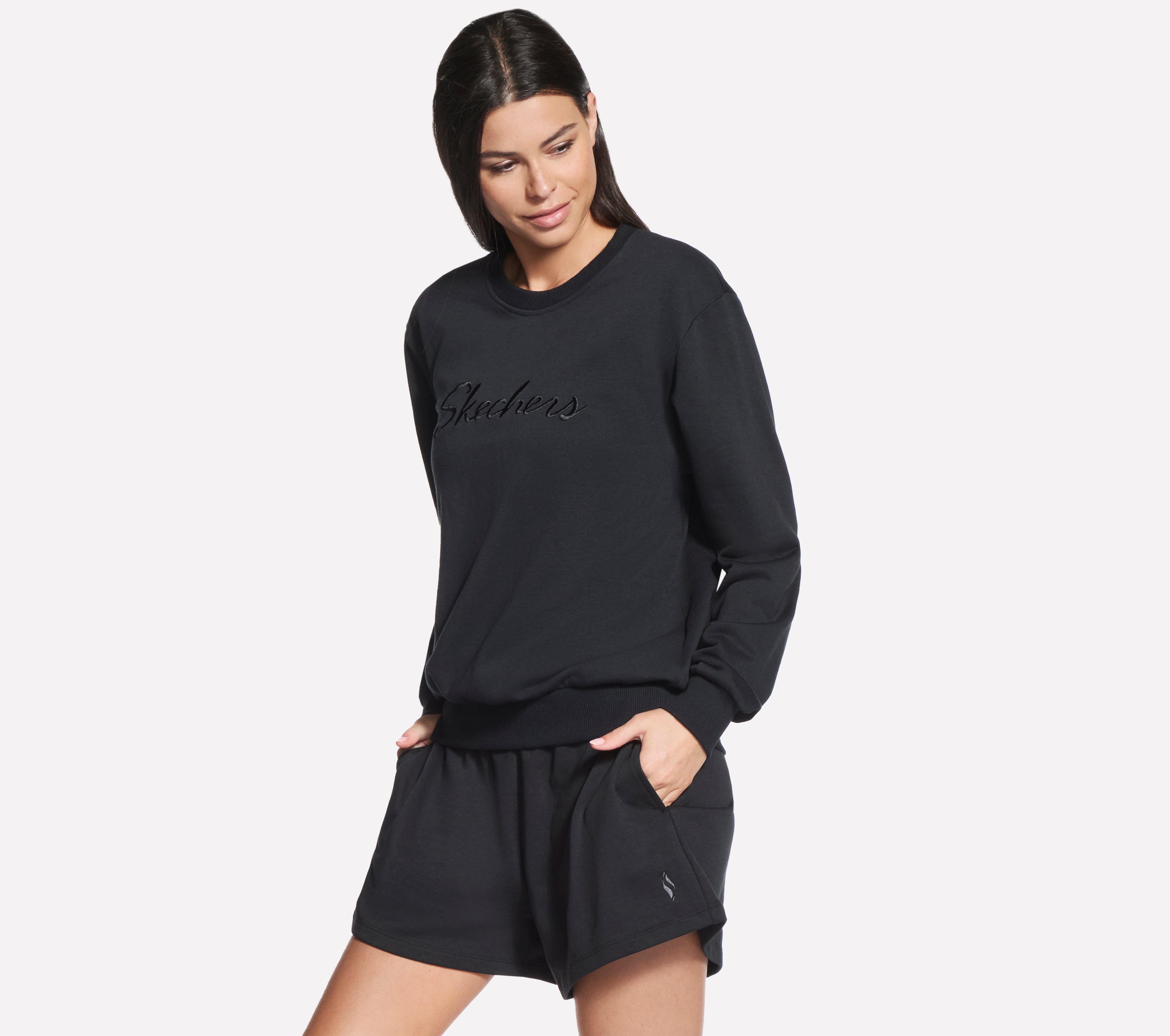 Skechers Sweatshirt SKECHERS SIGNATURE CREW für Erwachsene, sportlicher Stil