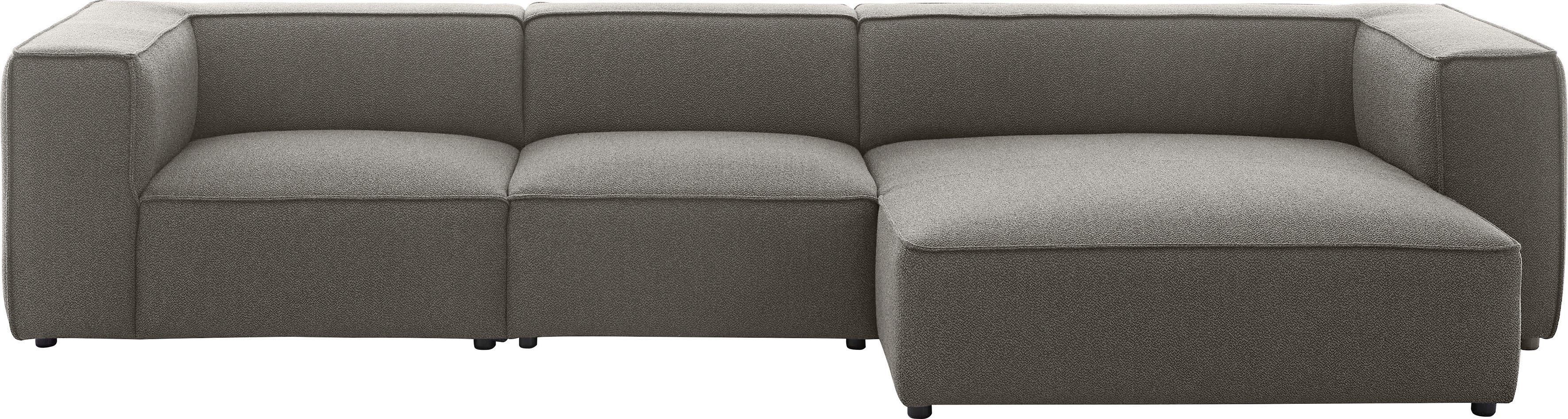 W.SCHILLIG Ecksofa around-the-block, mit eleganter Biese, mit Federkern, Breite 341 cm