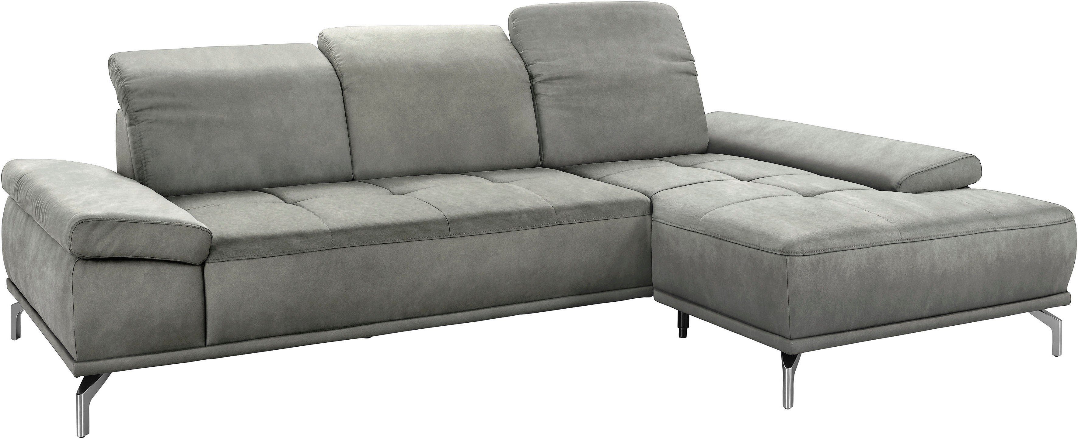 Home affaire Ecksofa Caluna, Inkl.Sitztiefenverstellung, wahlweise mit Kopf- und Armteilverstellung. Reduzierter Preis € 1.579,99. Unverbindliche Preisempfehlung € 2.869,00