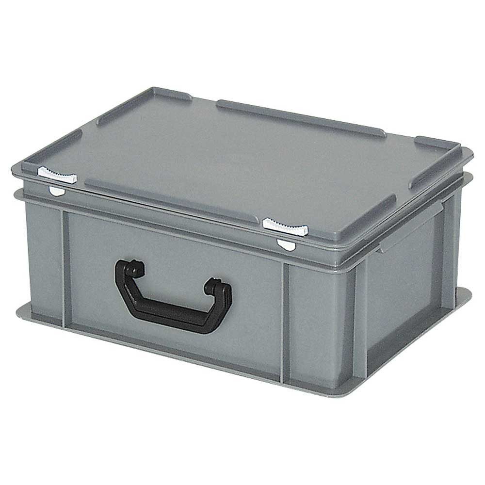 BRB-Lagertechnik Aufbewahrungsbox BRB 3 Aufbewahrungskoffer/Kunststoffkoffer, LxBxH 400x300x180 mm, Schlagfest, robust und formstabil