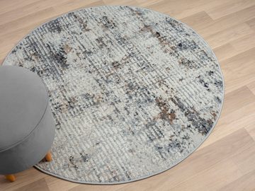 Teppich My Joy, Myflair Möbel & Accessoires, rund, Höhe: 8 mm, Kurzflor, Scandi-Design, besonders weich durch Microfaser