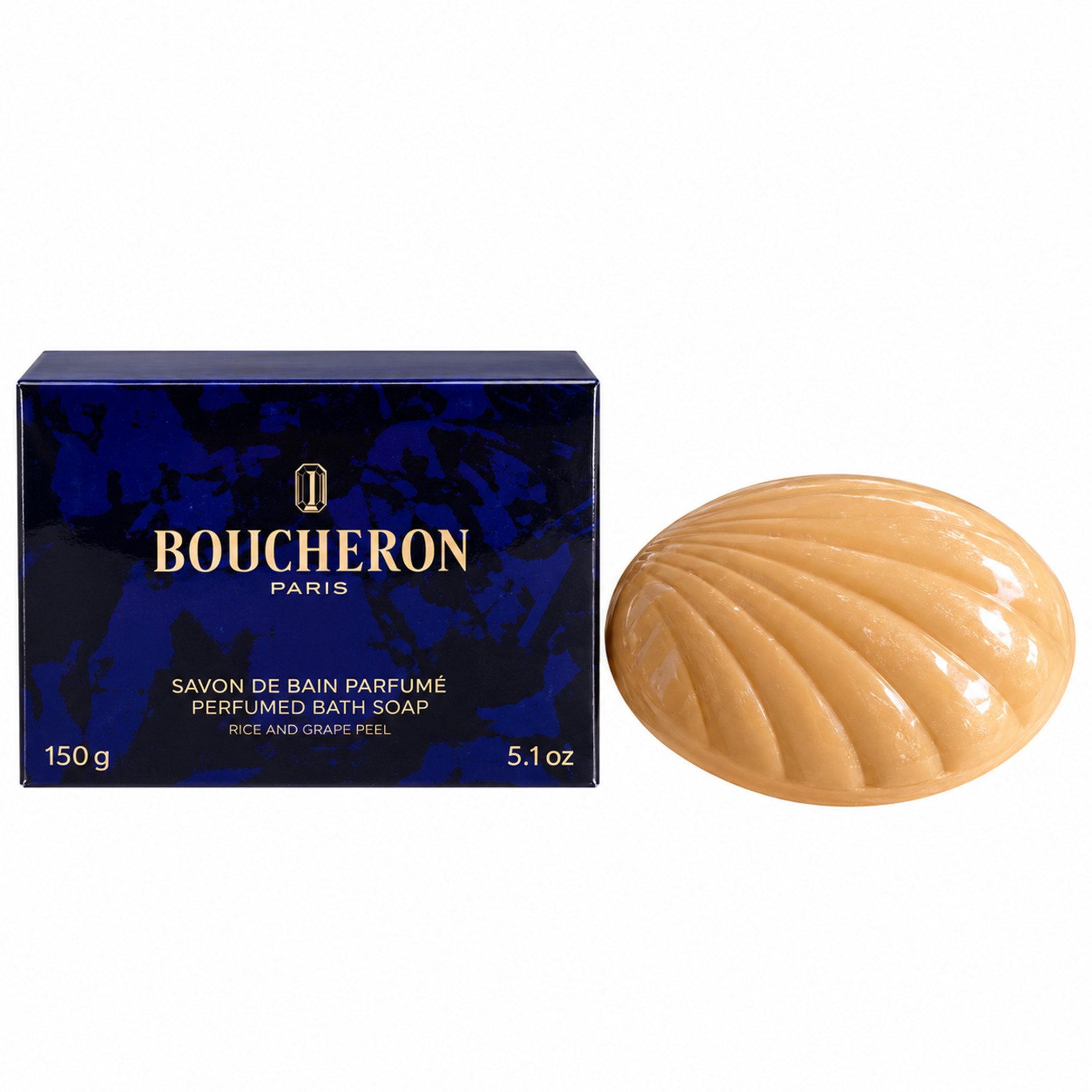BOUCHERON Handseife Boucheron Savon de Bain Parfumed Bath Soap Seife Refill 150 g