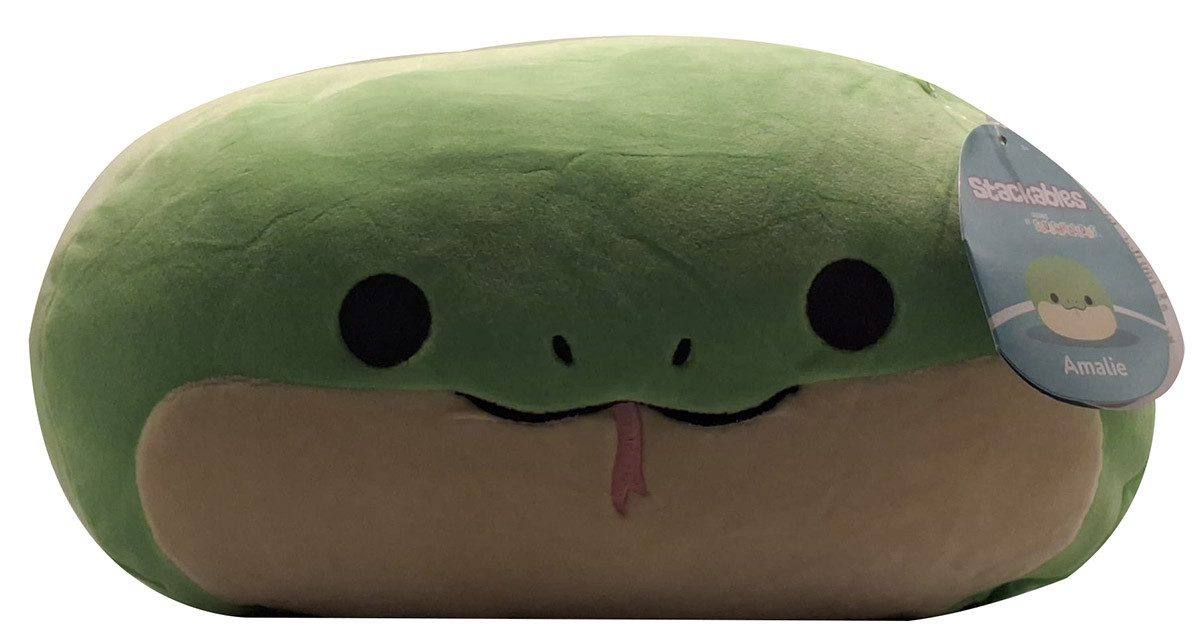Squishmallows Plüschfigur Squishmallows Stackables Amalie – Plüschfigur Schlange ca. 30 cm