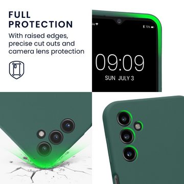 kwmobile Handyhülle Hülle für Samsung Galaxy A14 5G, Hülle Silikon gummiert - Handyhülle - Handy Case in Tannengrün