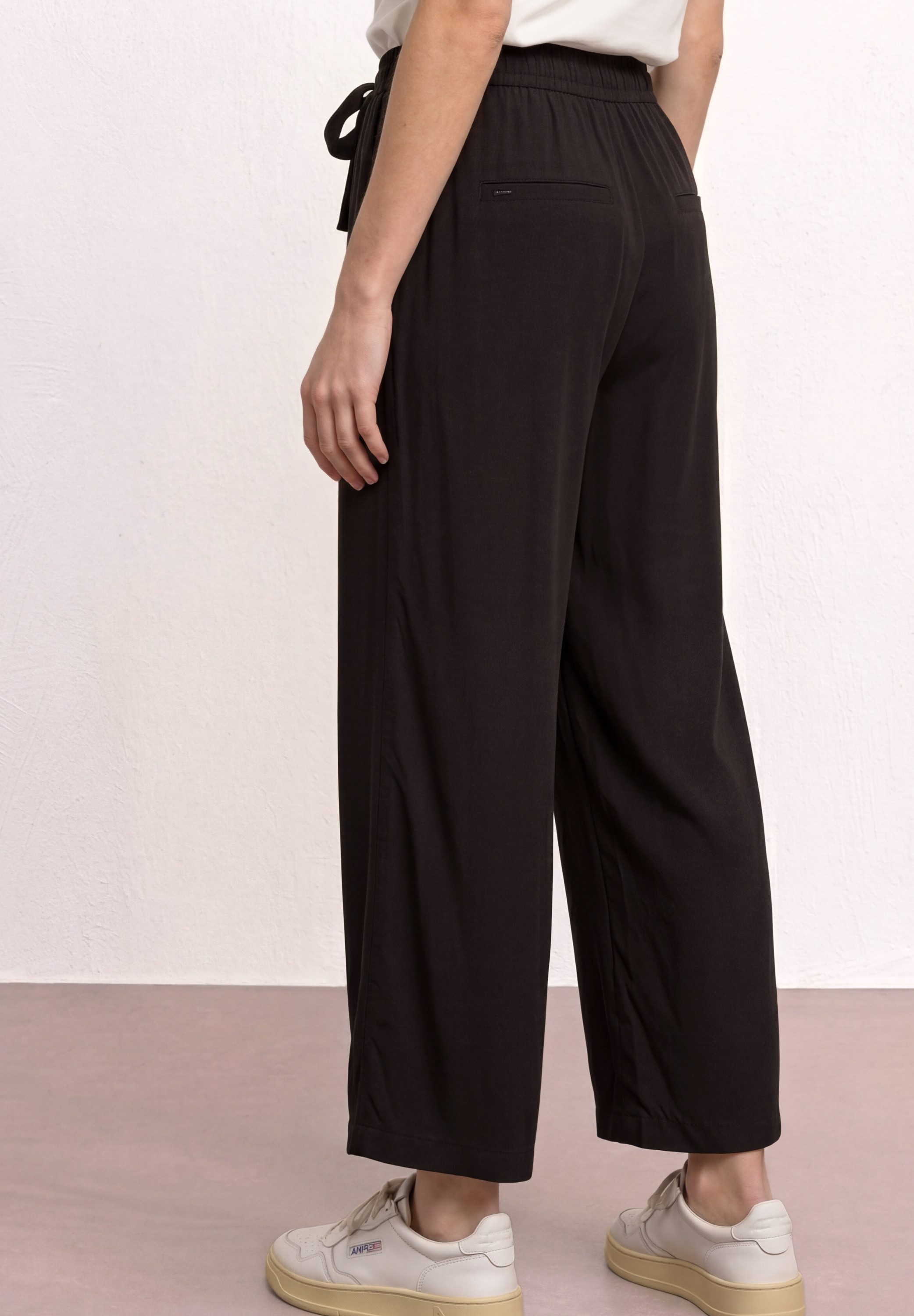 STREET ONE Stoffhose Style Emee 3/4-Sommerhose mit elastischem Bund und Tunnelzug