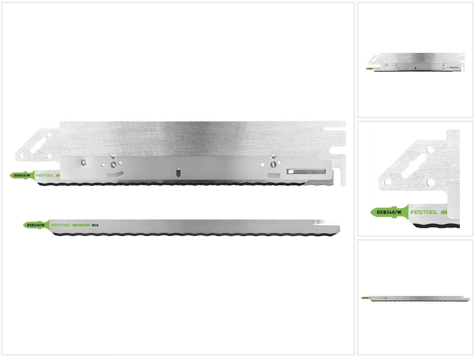FESTOOL Stichsägeblatt Schneidgarnitur SG-240/W-ISC + 1 x Sägeblatt DSB 240/W Wellenschliff