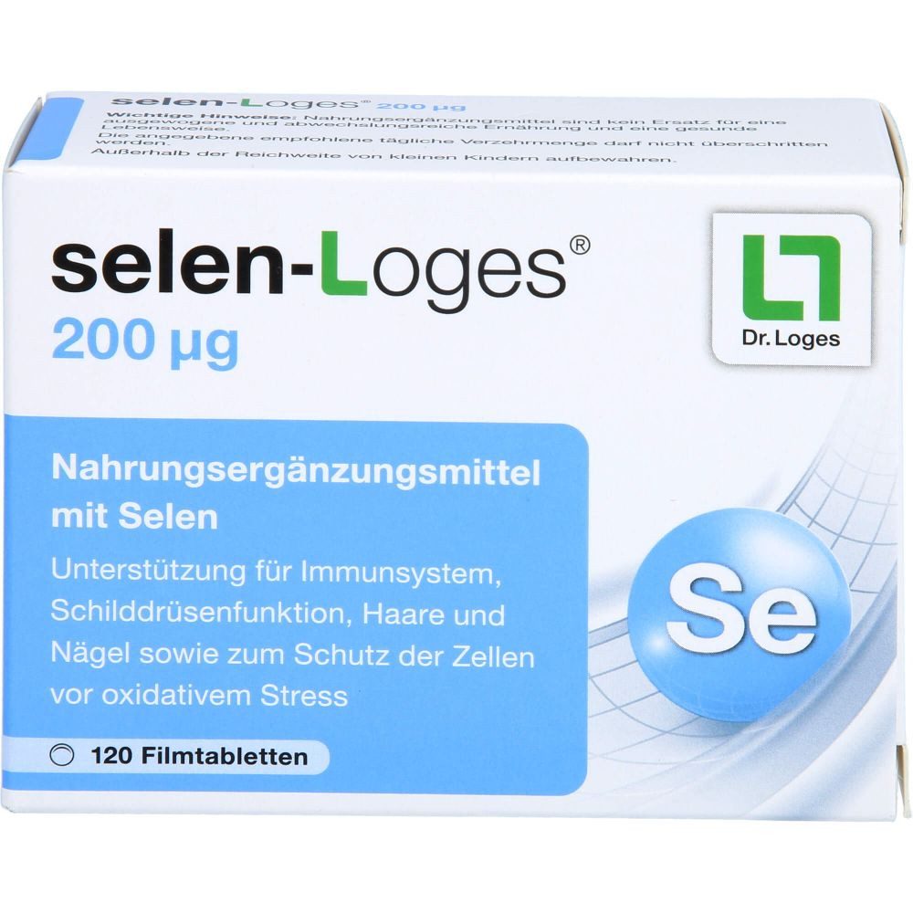 Dr. Loges + Co. GmbH SELEN-LOGES 200 μg Filmtabletten Filmtabletten, 120 St.