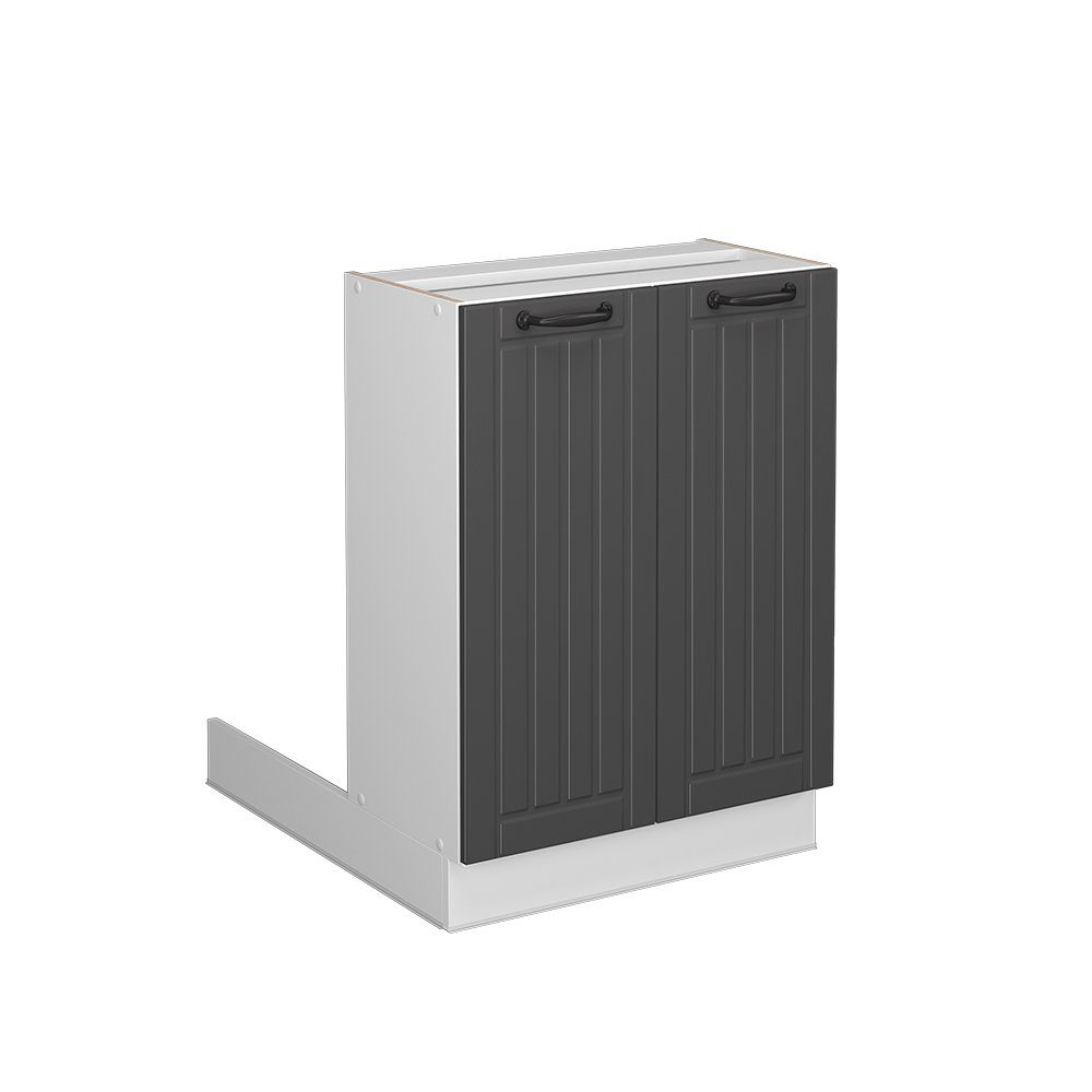Vicco Unterschrank Fame-Line, Anthrazit/Weiß, 60 cm günstig online kaufen