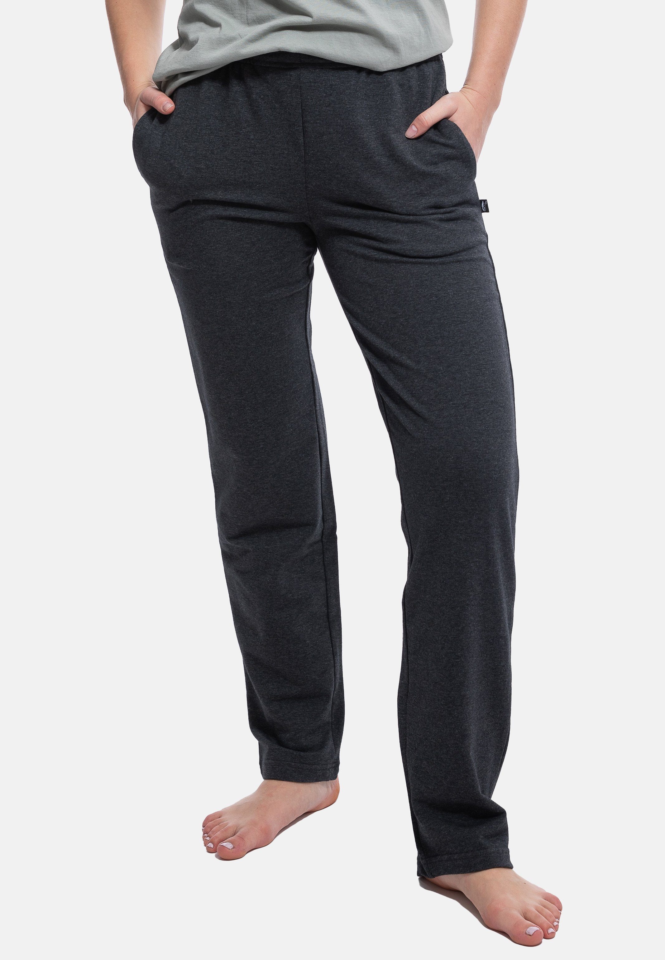 Hajo Jogginghose Basic (1-tlg) Freizeit / Jogginghose - Baumwolle - Zwei Ho günstig online kaufen